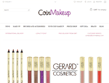 Tablet Screenshot of coinmakeup.com